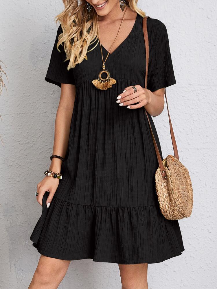 Robe à manches courtes