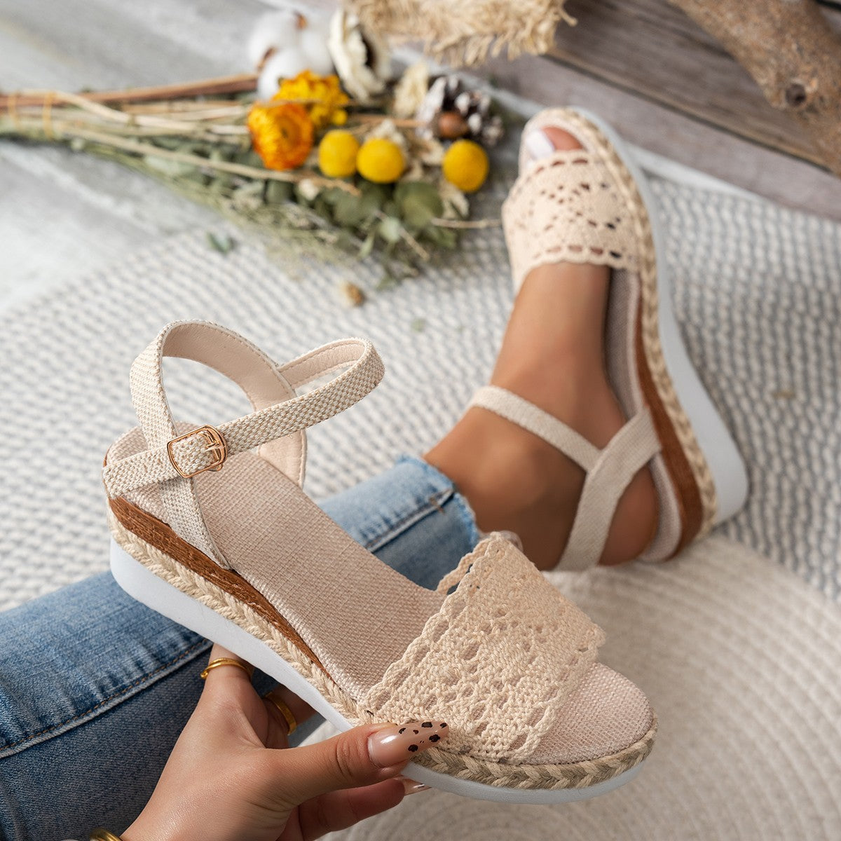 Chaussures compensées